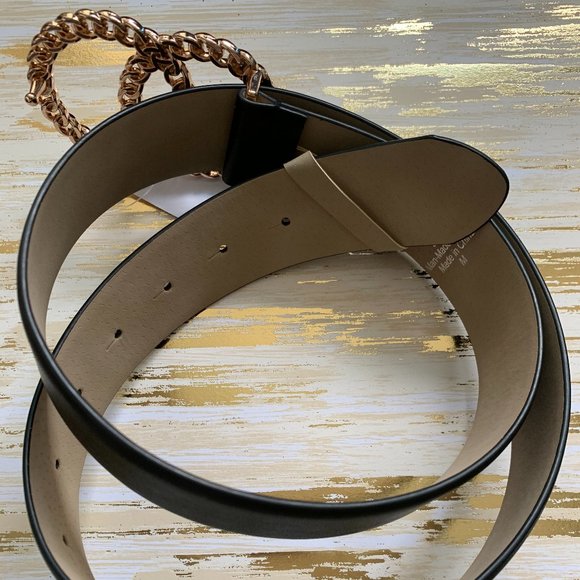 New Luxury Gold Metal Chain Belt Buckle Size M main image 7